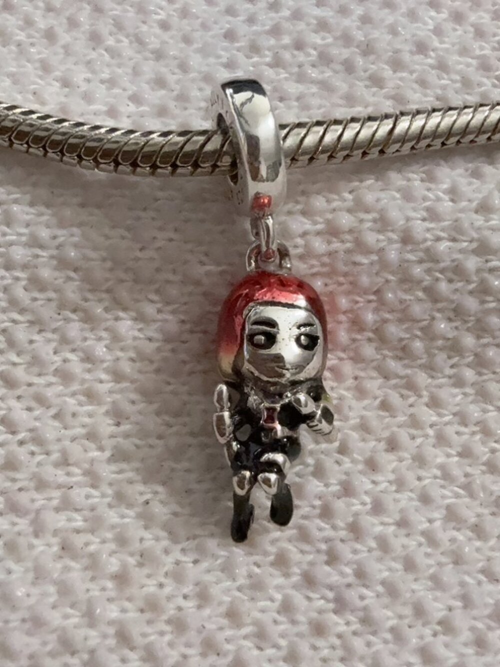 Marvel Avengers Black Window Dangle Charm For Pandora Bracelet necklace